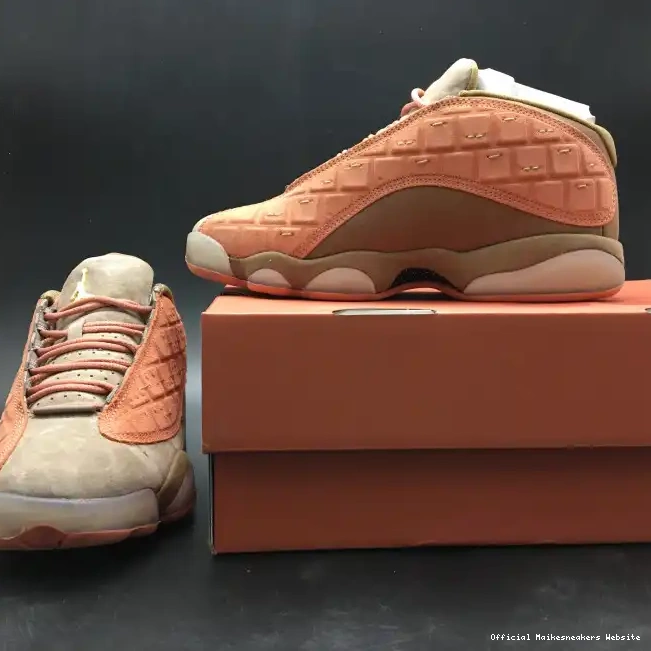 Official Maikesneakers Jordan Sepia Low Blush Stone Canteen-Terra Air CLOT 13 x AT3102-200 0406